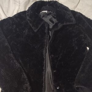 Epic Threads Black Faux Fur Teddy Jacket